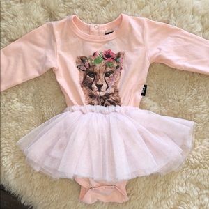 Infant Bodysuit with tutu skirt  Size 3-6 months